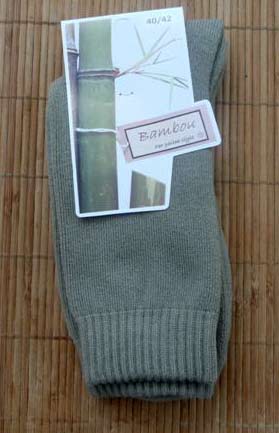 Chaussettes en bambou Rando/travail (2 paires) - kaki Chaussettes en bambou Rando/travail (2 paires) - kaki
