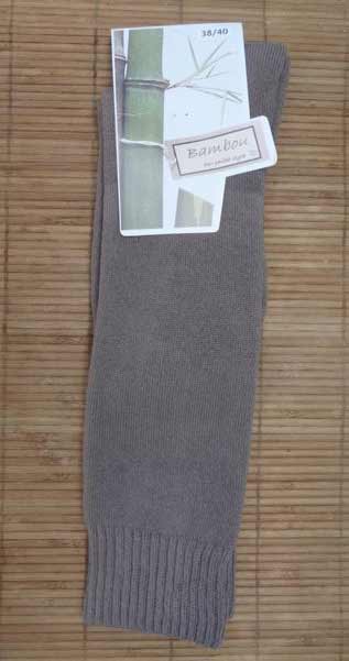 Chaussettes en bambou Mi-bas Rando/travail (2 paires) - taupe