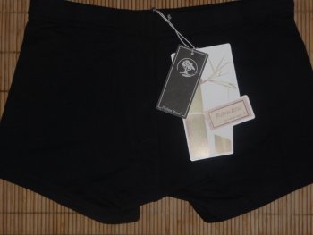 boxer bambou noir (lot de 2)