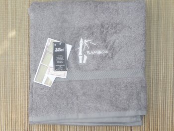 Drap de bain en bambou - taupe