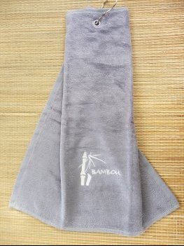 Essuie-mains en bambou - gris