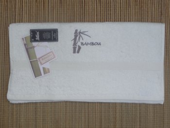 Serviette de bain en bambou - �cru