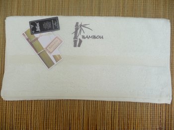 Serviette de bain en bambou - �cru