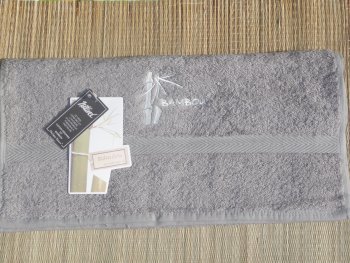 Serviette de bain en bambou - taupe
