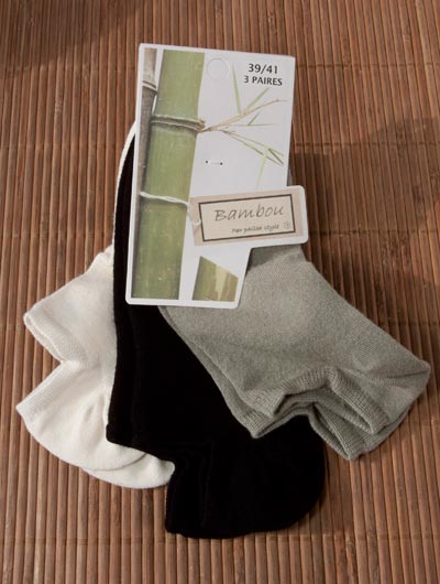 Chaussettes en bambou Invisibles (3 paires) - 42/45