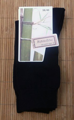 Chaussettes en bambou de Ville (2 paires) - noir